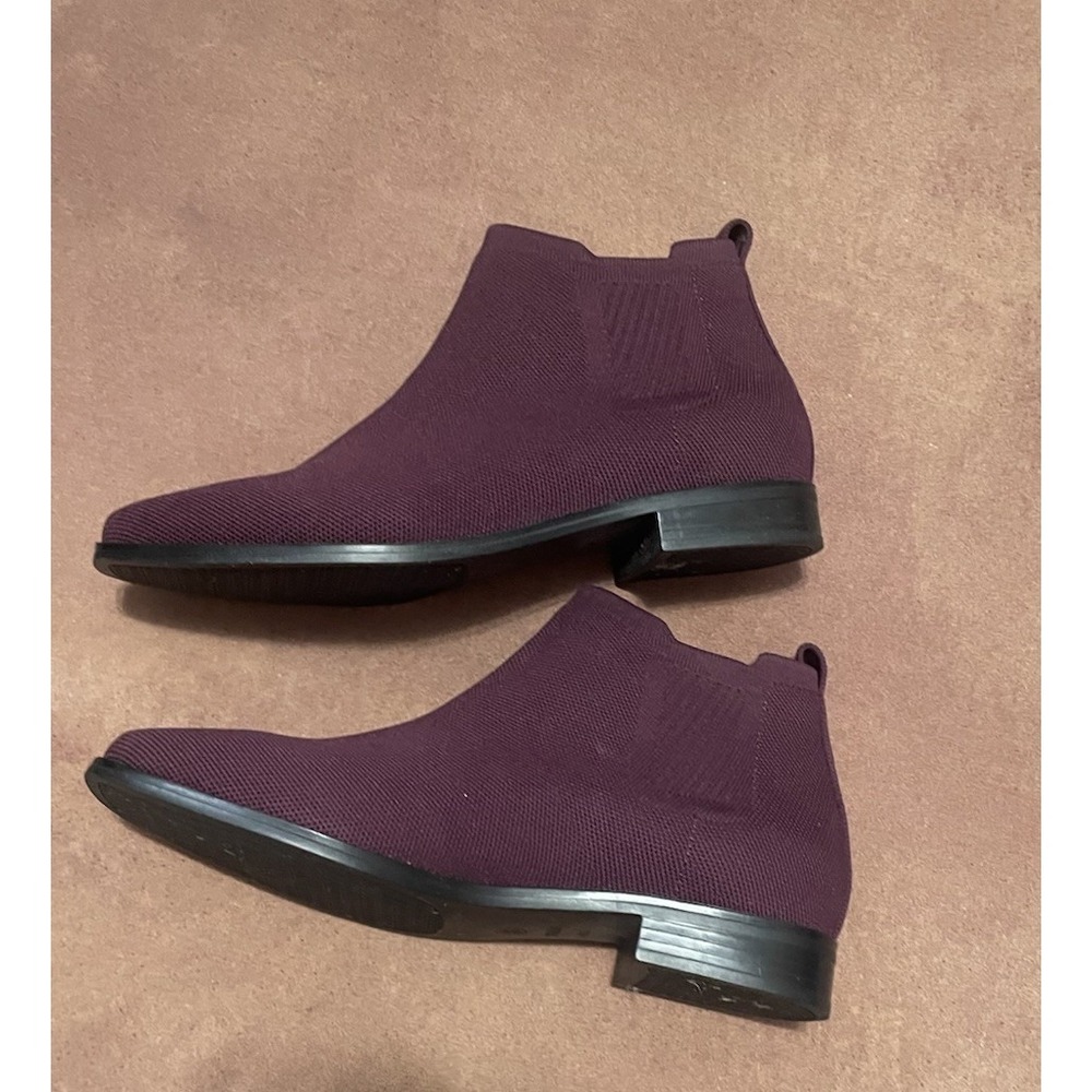 VIVAIA‎ Ryan Pro Water-Repellent Square Toe Ankle Boots Purple Size 40.5/9-9.5